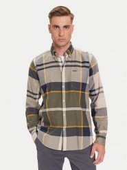 Barbour Koszula Dunoon MSH4980TN16 Zielony Regular Fit. Zielone koszule męskie Barbour, m, bez wzorów, z bawełny, bez kołnierzyka, bez ramiączek. Za 419.99 zł.