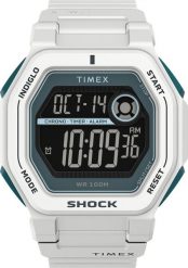 Zegarek Timex Zegarek męski Timex TW2V63600 biały. Białe zegarki męskie Timex, bez wzorów. Za 391.00 zł.