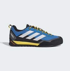Buty trekkingowe męskie GRONELL Buty podejściowe adidas TERREX Skychaser Solo 3 - rayblu/greone/cblack rozmiar: 42. Szare trekkingi męskie GRONELL, bez zapięcia. Za 395.06 zł.