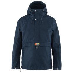 Kurtka turystyczna męska Fjallraven Vardag Anorak. Niebieskie kurtki męskie Fjällräven, m, bez wzorów, z softshellu, sportowe, bez kaptura. Za 885.35 zł.