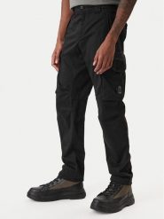 C.P. Company Spodnie materiałowe RSCMPA744A005694G Czarny Regular Fit. Czarne spodnie materiałowe męskie C.P. Company, bez wzorów, z bawełny. Za 1,169.00 zł.