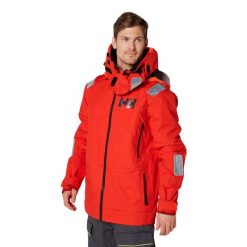 Kurtka Helly Hansen aegir race. Czerwone kurtki męskie Helly Hansen, s, bez wzorów, sportowe, bez kaptura. W wyprzedaży za 2,277.00 zł.