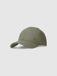 4F Czapka z daszkiem strapback uniseks - khaki XS/S. Brązowe czapki damskie 4F, na lato, bez wzorów, z bawełny, sportowe. W wyprzedaży za 39.99 zł.
