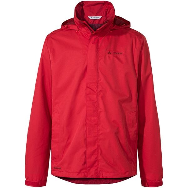 Kurtka przeciwdeszczowa męska Vaude Escape Light Jacket. Czerwone kurtki męskie Vaude, m, bez wzorów, z softshellu, sportowe, bez kaptura. Za 329.99 zł.