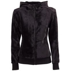 Damska bluza z kapturem full zip Harry's Horse Classy Marley. Czarne bluzy damskie HARRYS HORSE, s, z aplikacjami, z bawełny, bez ramiączek, z kapturem. Za 234.50 zł.