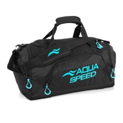 Torba treningowa AQUA-SPEED 35 l. Czarne torby sportowe męskie Aqua-Speed, bez wzorów. Za 119.99 zł.