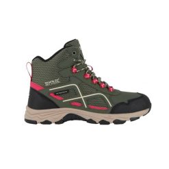 Damskie buty trekkingowe Regatta Vendeavour. Zielone obuwie trekkingowe damskie Regatta, z materiału, bez zapięcia. Za 280.10 zł.