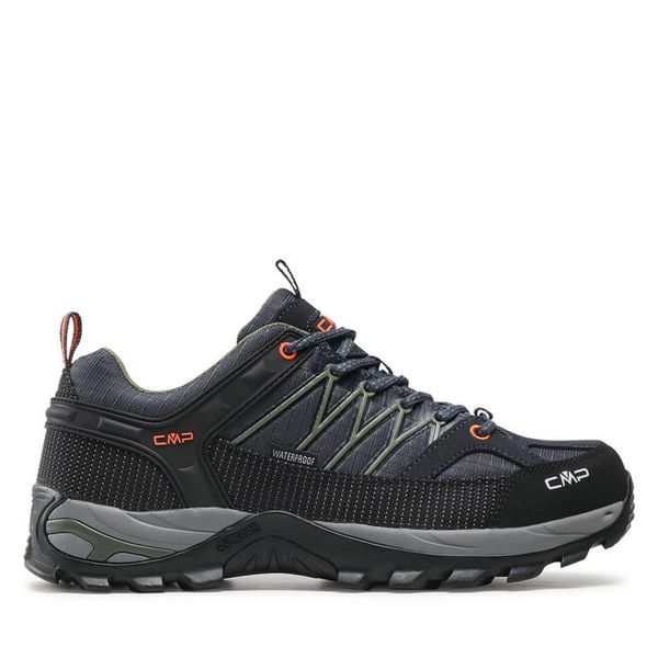 Trekkingi CMP. Czarne buty zimowe męskie CMP, bez wzorów, bez obcasa, bez zapięcia. Za 322.99 zł.