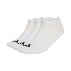 Skarpety adidas Thin&Light Essentials Low Cut 3-pack. Białe skarpetki damskie Adidas, bez wzorów, z bawełny. Za 44.95 zł.