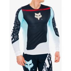 Bluza rowerowa męska Fox Flexair LS Jersey Elevated. Żółte bluzy męskie FOX, m, bez wzorów, z jersey, sportowe, bez ramiączek, bez kaptura. Za 293.99 zł.