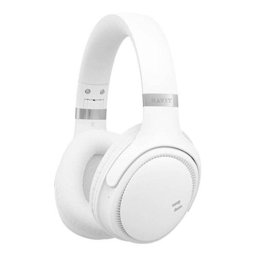 Słuchawki Bluetooth HAVIT H630BT (białe). Białe słuchawki bezprzewodowe Havit. Za 74.99 zł.