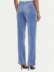 Juicy Couture Spodnie dresowe Tina JCWBJ225307 Niebieski Regular Fit. Niebieskie spodnie dresowe damskie Juicy Couture, bez wzorów, z dresówki. Za 379.99 zł.
