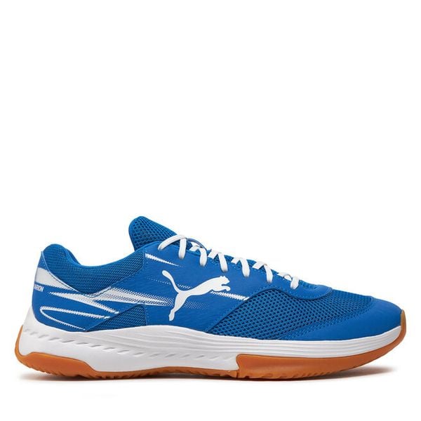Buty halowe Puma. Niebieskie buty sportowe męskie Puma, bez wzorów, bez zapięcia. Za 202.99 zł.