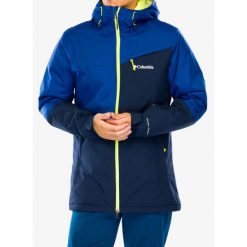 Kurtka narciarska męska Columbia Iceberg Point II Jacket. Niebieskie kurtki sportowe męskie Columbia, na zimę, m, bez wzorów, bez kaptura, narciarskie. Za 619.99 zł.