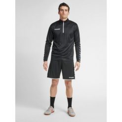 Hummel bluza sportowa na trening hml Authentic Half Zip Sweatshirt. Białe bluzy sportowe męskie Hummel, m, bez wzorów, bez kaptura, na fitness i siłownię. Za 160.00 zł.