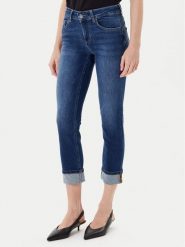 Liu Jo Jeansy UF5006 D4615 Granatowy Regular Fit. Niebieskie jeansy damskie Liu Jo, bez wzorów, z bawełny. Za 499.99 zł.