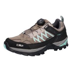 Buty trekkingowe damskie CMP Rigel Low Fitgo Wp. Brązowe obuwie trekkingowe damskie CMP, z materiału, bez zapięcia. Za 446.00 zł.