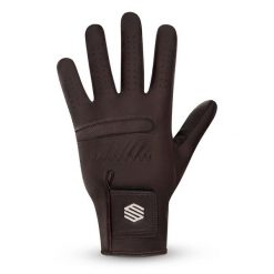 Rękawica golfowa Siroko Fescue Dark Brown Left. Brązowe rękawiczki damskie SIROKO, bez wzorów, ze skóry. Za 97.00 zł.