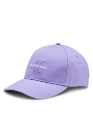 Calvin Klein Czapka z daszkiem Mono Logo Embro K60K612317 Fioletowy. Fioletowe czapki damskie Calvin Klein, bez wzorów, z bawełny. Za 99.99 zł.