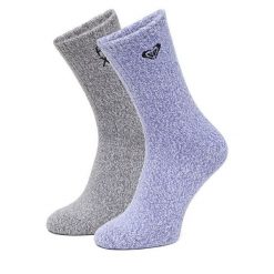 Skarpety długie Roxy. Szare skarpetki damskie Roxy, bez wzorów. Za 34.99 zł.