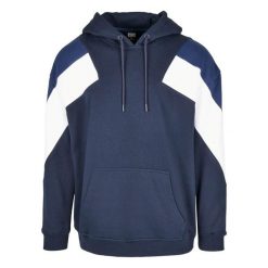 Bluza z kapturem Urban Classics oversize 3-tone. Brązowe bluzy męskie Urban Classics, m, bez wzorów, bez ramiączek, z kapturem. Za 244.70 zł.