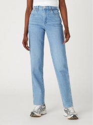 Wrangler Jeansy W27M3833O 112332326 Niebieski Boyfriend Fit. Niebieskie jeansy damskie Wrangler, bez wzorów, z bawełny. Za 379.99 zł.