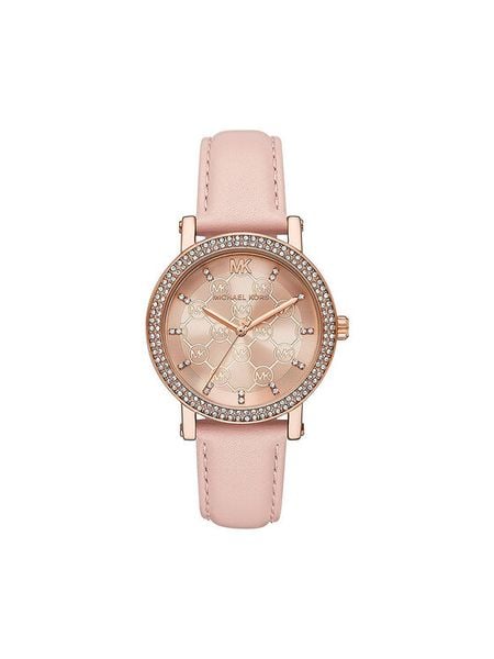 Michael Kors Zegarek MK7552 Różowy. Czerwone, analogowe zegarki damskie Michael Kors. Za 979.99 zł.