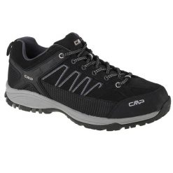 Buty trekkingowe męskie, CMP Sun Low Hiking. Czarne trekkingi męskie CMP, z gumy, bez zapięcia. Za 249.99 zł.