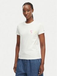 Tommy Jeans T-Shirt Bubble Logo DW0DW22310 Kremowy Regular Fit. Białe t-shirty damskie Tommy Jeans, xl, bez wzorów, z bawełny, bez kołnierzyka, bez ramiączek. Za 149.99 zł.