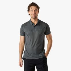 Koszula Polo Męska Swedemount Ultra Light Piké szybkoschnąca. Zielone koszule męskie SWEDEMOUNT, m, bez wzorów, sportowe, bez kołnierzyka, bez ramiączek. Za 169.99 zł.