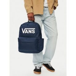 Plecak Vans. Niebieskie plecaki męskie Vans, bez wzorów, sportowe. Za 169.99 zł.