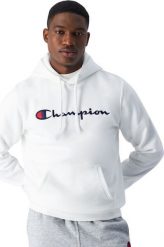 Champion Bluza męska Champion Hooded biała 220253 WW001 2XL. Białe bluzy męskie Champion, m, bez wzorów, bez kaptura. Za 228.10 zł.