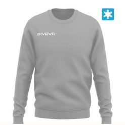 Bluza Givova Felpa Szara 2XL. Szare bluzy damskie Givova, na zimę, m, bez wzorów, z bawełny, eleganckie, bez ramiączek, bez kaptura. Za 95.17 zł.