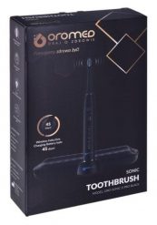 Soniczna szczoteczka do zębów ORO-SONIC X PRO BLACK. Czarne szczoteczki soniczne OROMED. Za 160.99 zł.