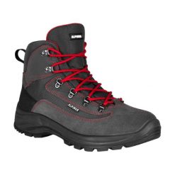 Buty trekkingowe Alpinus Brahmatal dla dorosłych High Active. Czerwone buty zimowe męskie Alpinus, bez wzorów, bez obcasa, bez zapięcia. Za 389.00 zł.