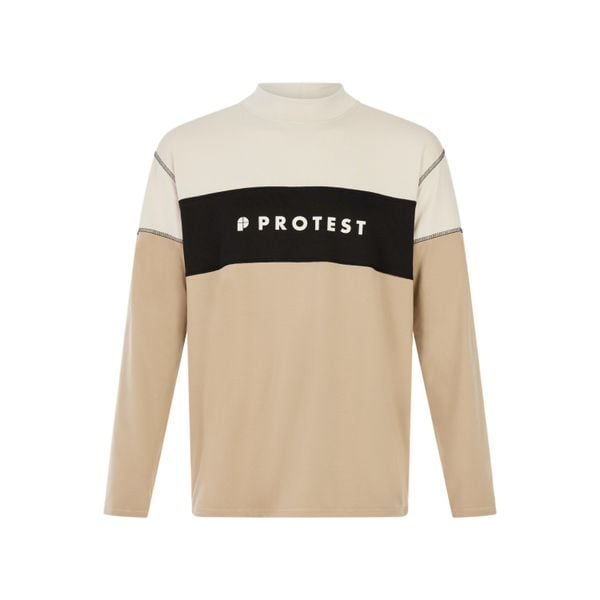 Bluza Protest Lownton. Brązowe bluzy męskie Protest, na zimę, bez wzorów, sportowe, bez ramiączek, bez kaptura. Za 251.00 zł.