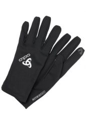 Rękawiczki wielofunkcyjne Odlo Ceramiwarm Light czarne. Czarne rękawiczki męskie ODLO, na zimę, bez wzorów, z elastanu. Za 186.99 zł.