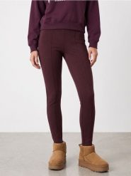 Legginsy z domieszką wiskozy - czerwony. Czerwone legginsy damskie Sinsay, bez wzorów, z wiskozy. Za 39.99 zł.