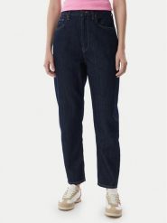 Tommy Jeans Jeansy DW0DW23459 Granatowy Mom Fit. Niebieskie jeansy damskie Tommy Jeans, bez wzorów, z bawełny. Za 449.99 zł.