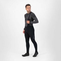 Spodnie rowerowe męskie Rogelli Essential z wkładką żelową. Czarne spodnie sportowe męskie Rogelli, m, bez wzorów, rowerowe. Za 423.00 zł.