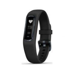 Smartband Garmin Vivosmart 4 L granatowy z czarnym paskiem. Czarne smartbandy Garmin. Za 500.30 zł.
