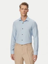 Jack & Jones Koszula Parker 12292161 Niebieski Regular Fit. Niebieskie koszule męskie Jack & Jones, m, bez wzorów, z bawełny, bez kołnierzyka, bez ramiączek. Za 209.99 zł.