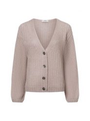 Fynch-Hatton Kardigan z zawartością moheru Kobiety Wełna szary, L. Szare kardigany damskie Fynch-Hatton, l, bez wzorów, z wełny, bez kołnierzyka. Za 699.95 zł.