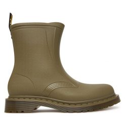 Kalosze Dr. Martens. Zielone kalosze damskie Dr. Martens, bez wzorów, bez zapięcia. Za 679.99 zł.