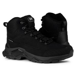 Buty męskie zimowe trekkingowe DK TRIGER. Czarne trekkingi męskie DK, na zimę, bez zapięcia. Za 179.00 zł.