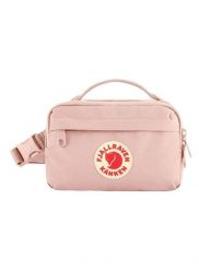 Saszetka Fjallraven Kanken Hip Pack - chalk rose. Czerwone saszetki i nerki męskie Fjällräven, bez wzorów, z syntetyku. Za 233.19 zł.