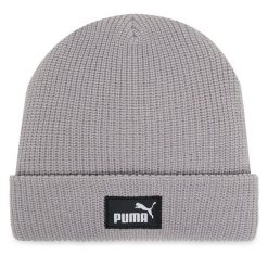 Czapka Puma. Szare czapki męskie Puma, na zimę, bez wzorów. Za 69.99 zł.
