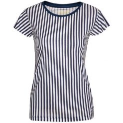 Elegancka Koszulka Damska Nax Huda XL - Miękka Bawełna i Idealne Dopasowanie. Niebieskie bluzki damskie naak, xl, bez wzorów, z bawełny, eleganckie, bez kołnierzyka, bez ramiączek. Za 62.15 zł.