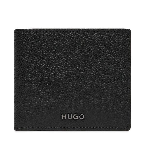 Portfel HUGO. Czarne portfele męskie Hugo, bez wzorów. Za 449.99 zł.