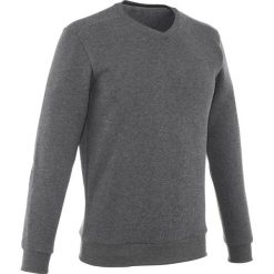 Sweter turystyczny męski Quechua NH150. Brązowe swetry męskie QUECHUA, l, bez wzorów, z dzianiny, sportowe, bez kołnierzyka, bez ramiączek. Za 39.99 zł.